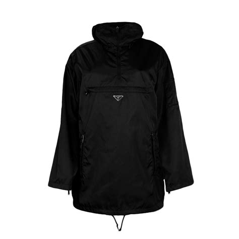 prada nylon gabardine anorak jacket|Oversized Re.